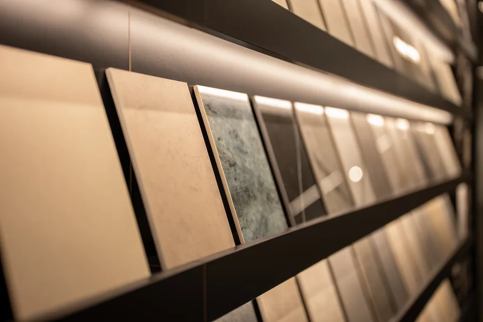 Oberflächenmuster in der Arvion-Ausstellung